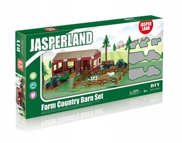 FARMA ZE ZWIERZĘTAMI ZAGRODA TRAKTORY 102 ELEMENTY
