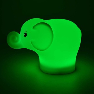 СВЕТОДИОДНЫЙ НОЧНИК СЛОН ДЛЯ РЕБЕНКА С USB-ПУЛЬТОМ
