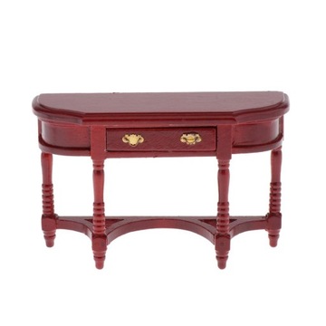 Мини-деревянный стол 1/12 дюйма с 2 тостами