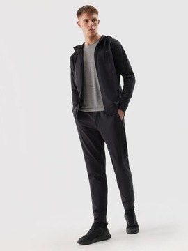 4F БРЮКИ МУЖСКИЕ БЫСТРОСУХИЕ ТРЕНИРОВОЧНЫЕ - ЧЕРНЫЕ, размер 3XL