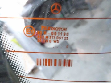 MERCEDES C TŘÍDA W203 SEDAN SKLO (OKNO) ZADNÍ