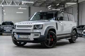 Land Rover Defender IV (L663) Hard Top 90 3.0D R6 250KM 2023 Land Rover Defender 110 3.0D 250KM. Salon PL. FV., zdjęcie 1
