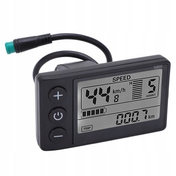 ПАНЕЛЬ УПРАВЛЕНИЯ ЭЛЕКТРИЧЕСКИМ ВЕЛОСИПЕДОМ LCD S866