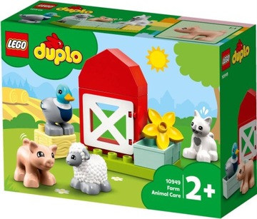 LEGO Duplo 10949 Животные Свинья Овца Утка Кот НОВИНКА! В ПОДАРОК