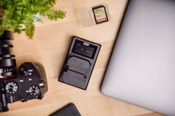 ДВОЙНОЕ ЗАРЯДНОЕ УСТРОЙСТВО для SONY NEX-3 NEX-5 NEX-6 NEX-7 ALPHA A7S II A7R II DSC-RX10