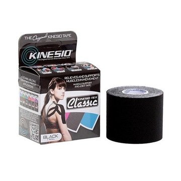 taśma KINESIO CLASSIC oryginalna kinezjologiczna TAPE TAPING TEJP CZARNA