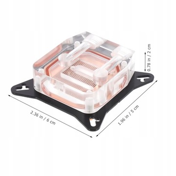 Blok wodny GPU karty graficznej Wbudowany blok