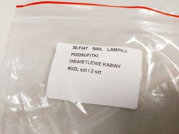 FIAT 500L 500 L LAMPA POLSTROVÁNÍ KABINY OSVĚTLENÍ INTERIÉR