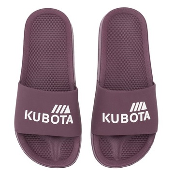 KLAPKI BASENOWE DAMSKIE 36 KUBOTA BASIC BORDOWE ANTYPOŚLIZGOWE 36