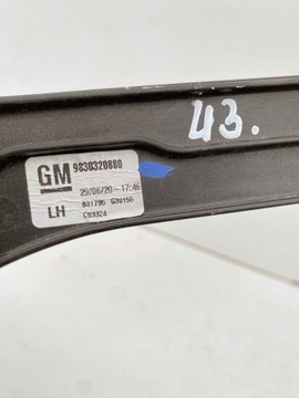 OPEL GRANDLAND ZVEDÁK MECHANIZMUS OKNO LEVÝ PŘEDNÍ 9830320880