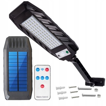 LAMPA SOLARNA ULICZNA Z CZUJNIKIEM ZMIERZCHU RUCHU