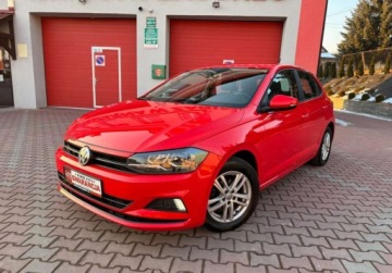 Volkswagen Polo VI Hatchback 5d 1.0 MPI 80KM 2019 Volkswagen Polo 1.0MPi 80ps Ledy 5Drzwi Tylko107TysKm Bezwypadkowy 1Wlasci