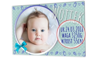 FOTO-MAGNES ze zdjęciem na lodówkę PREZENT NA WALENTYNKI DUŻY 15x10cm