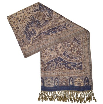 Orientalny SZAL styl pashmina boho etno orient Indie sari 192 x 70