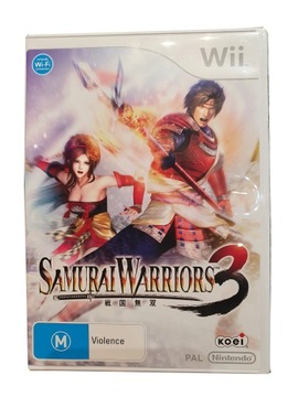 SAMURAI WARRIORS 3 WII 3xANG STAN KOLEKCJONERSKI