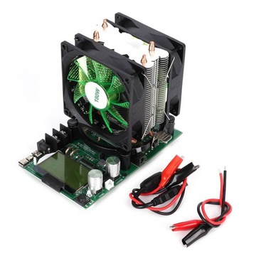 Электронная нагрузка 185 Вт, постоянный ток, 200 В, 20 А, тестер аккумулятора, разрядная крышка