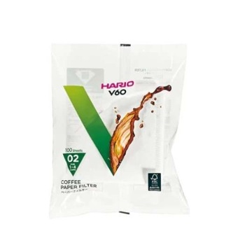 Filtry papierowe do kawy Hario V60-02 100szt