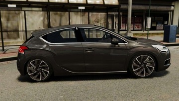 CHRÓM DVEŘE LEVÝ ZADNÍ CITROEN DS4