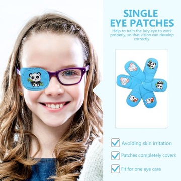 LAZY GLASSES АМБЛИОПИЯ ПАТЧИ ДЛЯ ГЛАЗ 6 ШТ.