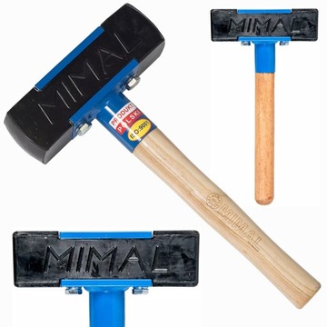 MŁOTEK BRUKARSKI gumowy Mimal MBM01 375mm | 2kg