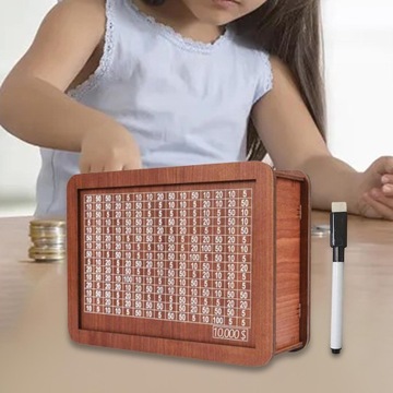 Копилка в стиле ретро со счетчиком. Экономия денег для детей 10000 евро.