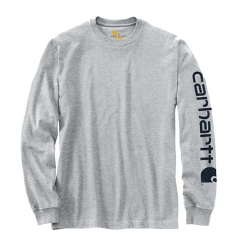 Koszulka Carhartt Logo Long Sleeve Grey