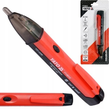 YATO INDUKCYJNY PRÓBNIK NAPIĘCIA 90 - 1000V TESTER