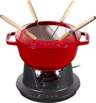 Zestaw do fondue Staub z 6 widelecami