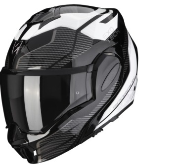 ШЛЕМ СКОРПИОН EXO-TECH ANIMO ЧЕРНЫЙ БЕЛЫЙ L