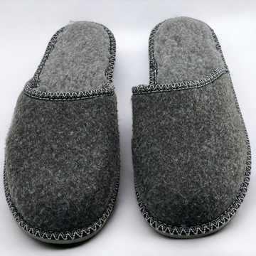 Pánske papuče Papuče Teplé Plstené 42 + špongia na nanášanie pasty