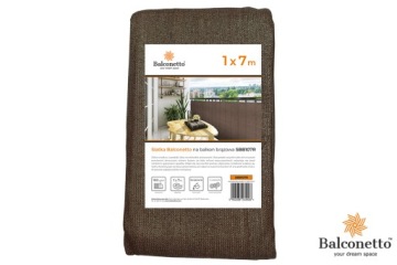 БАЛКОННОЕ ПОКРЫТИЕ 95% коричневый ДЛЯ ТЕРРАСНОГО ЗАБОРА БАЛКОННЫЙ КОВРИК 1х7м + ЛЮСНЫ