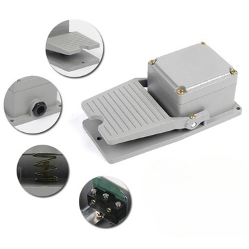 НОЖНОЙ ПЕРЕКЛЮЧАТЕЛЬ МЕТАЛЛИЧЕСКАЯ ПЕДАЛЬНАЯ КНОПКА 15A P1BO ЭЛЕКТРИЧЕСКИЙ ТВЕРДЫЙ 230 В