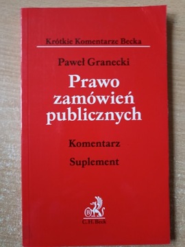 PRAWO ZAMÓWIEŃ PUBLICZNYCH - GRANECKI