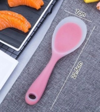 СИЛИКОНОВАЯ КУХОННАЯ ЛОЖКА ШПАТЕЛЯ 22,5 СМ