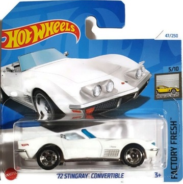 HOT WHEELS 2024 '72 STINGRAY CONVERTIBLE FACTORY FRESH 5/10 HTC50