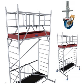 Rusztowanie aluminiowe jezdne Krause Protec XS 4,8
