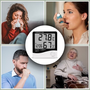 МЕТЕОСТАНЦИЯ ПОГОДНАЯ КОМНАТА ТЕРМОМЕТР ГИГРОМЕТР ЧАСЫ МЕТЕО БУДИЛЬНИК