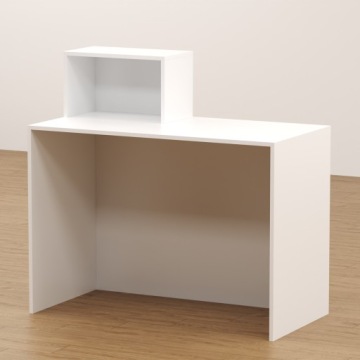 LADA SKLEPOWA BIURKO RECEPCJA BASIC 120 NADSTAWKA