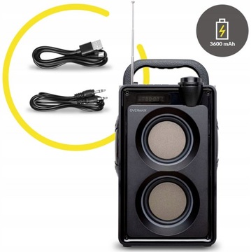 БЕСПРОВОДНОЙ ДИНАМИК BLUETOOTH SOUNDBEAT 5.0 USB SD AUX РАДИО КАРАОКЕ