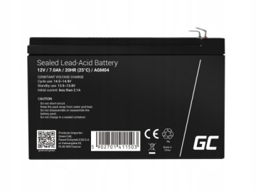 GREEN CELL AGM04 аккумулятор 7 Ач 12 В