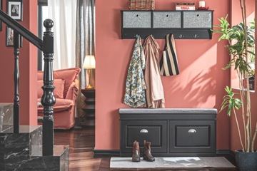 Подвесной шкаф для шляп с 3 ящиками FRG282-SCH