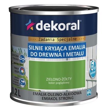Dekoral Emakol Strong Zielono-żółty 0.2L