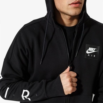 Nike Air dres męski czarny komplet dresowy bawełna bluza i spodnie M