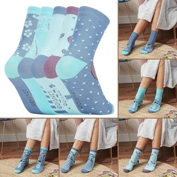 5 НОСКОВ ДЛЯ ДЕВОЧЕК BAJKA LILO STITCH В ПОДАРОЧНОЙ КОРОБКЕ