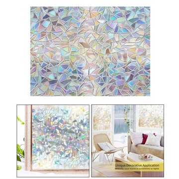 Наклейка на окно с принтом «Цепляющийся витраж»