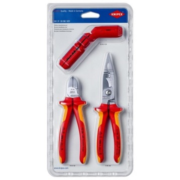 KNIPEX ZESTAW NARZĘDZI ELEKTROINSTALACYJNYCH 3SZT.