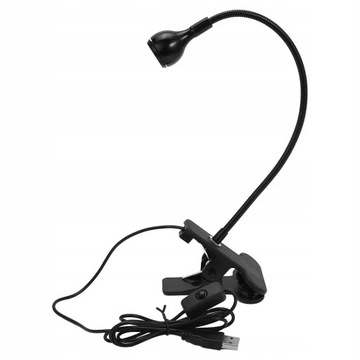 LAMPKA LED DO CZYTANIA LATARKA Z KLIPSEM