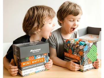 Marioinex Klocki MINI WAFFLE 301elementów WAFLE Konstruktor EXPERT