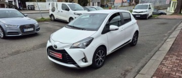 Toyota Yaris III Hatchback 5d Facelifting 2017 1.5 Dual VVT-iE 111KM 2018 Toyota Yaris I wlasciciel , historia serwisowa , 1.5 Benzyna 111KM