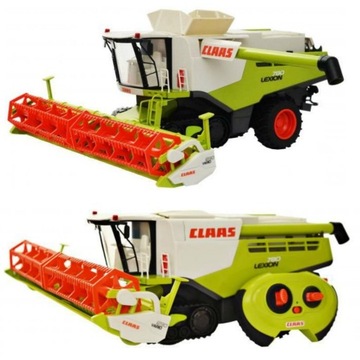 ZDALNIE STEROWANY DUŻY KOMBAJN CLAAS RC NA PILOT 1:20